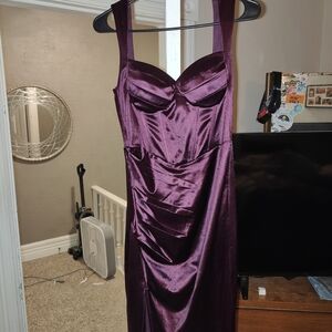 Windsor Deep Purple Strapless Dress